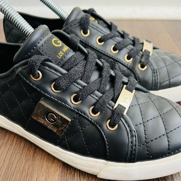 G by Guess Black Quilted Sneakers - Picture 4 of 10